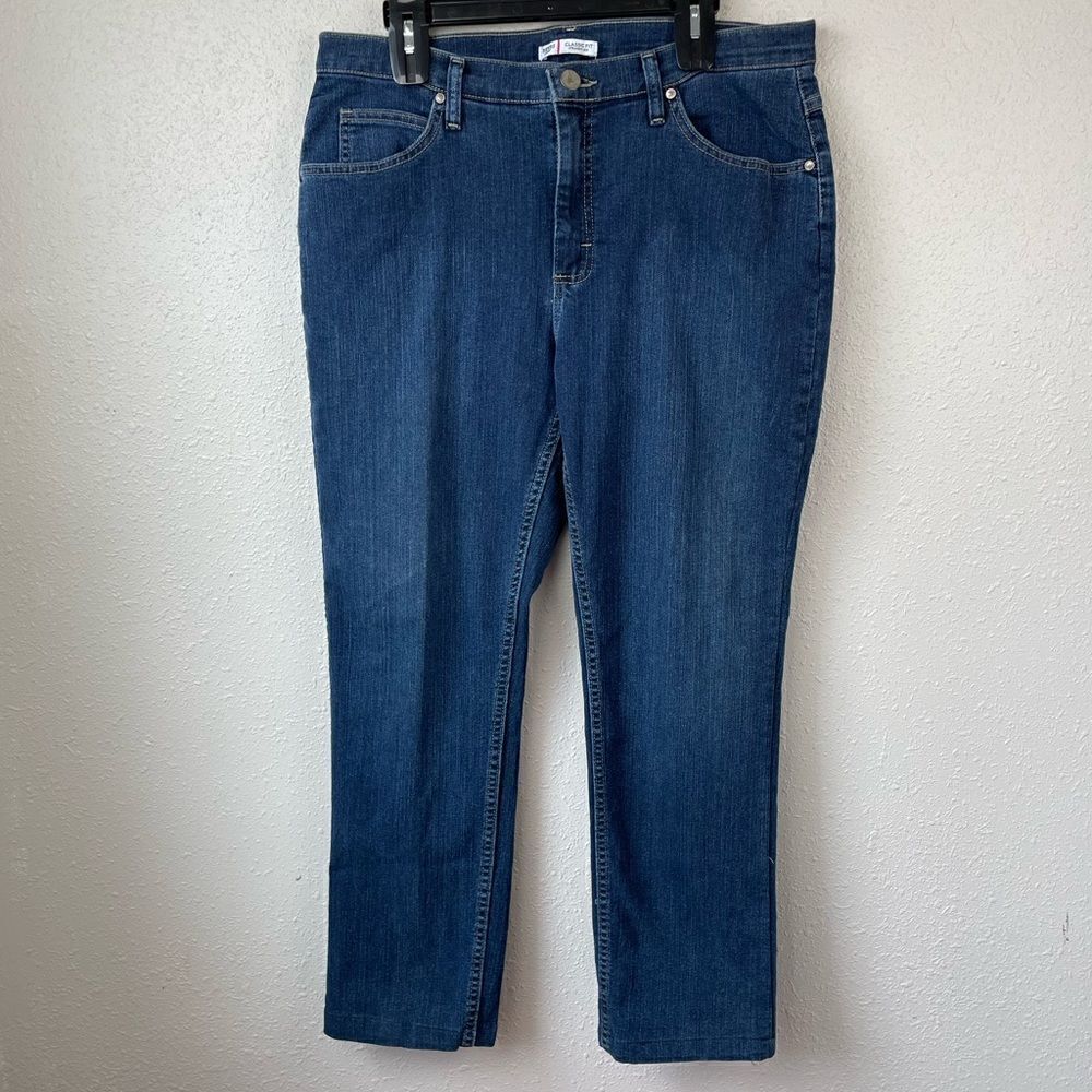 Riders by Lee Classic Fit Straight Leg Jeans Size 16 EUC